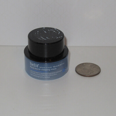 NEW Belif Aqua Bomb Sleeping Mask MINI 0.33oz 10ml Travel Size
