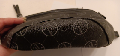 Backpack Adrienne Vittadini Fanny Pack Adrienne Vittadini Black Fanny Pack AV Logo Faux Leather Adjustable Inside Backpack Adrienne Vittadini Fanny Pack Adrienne Vittadini Black Fanny Pack AV Logo Faux Leather Adjustable Inside