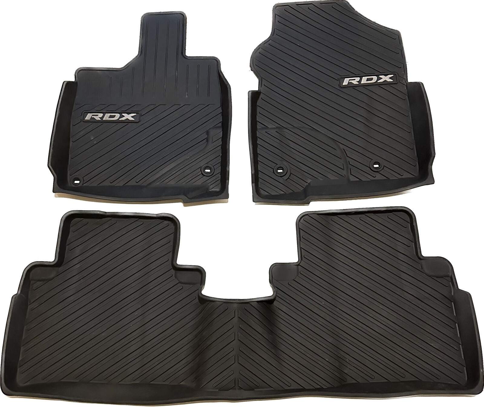 Acura RDX OEM All Weather Rubber Floor Mats 20192021 Black Used 19 20