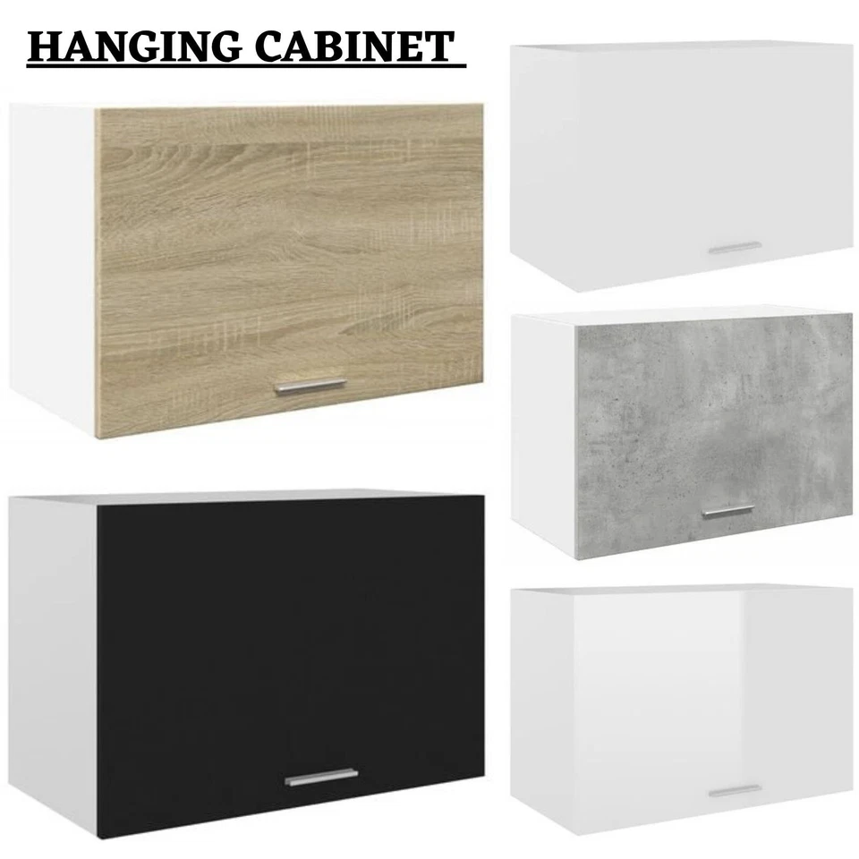 VIDAXL Hanging Cabinet Kitchen Cupboard Home Storage Shelf Organiser Engineered Wood