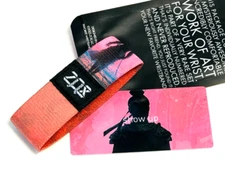ZOX **SHOW UP** Silver Strap Small Wristband w/Card New Mystery Pack