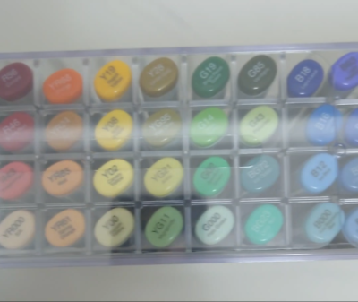 Copic Sketch Marker 72 Color BASIC Set Artist Markers From JAPAN
