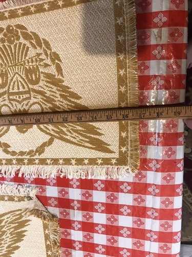 American Eagle Federal Stoff Tischsets 6er Set goldene Farbe - Bild 8 von 9