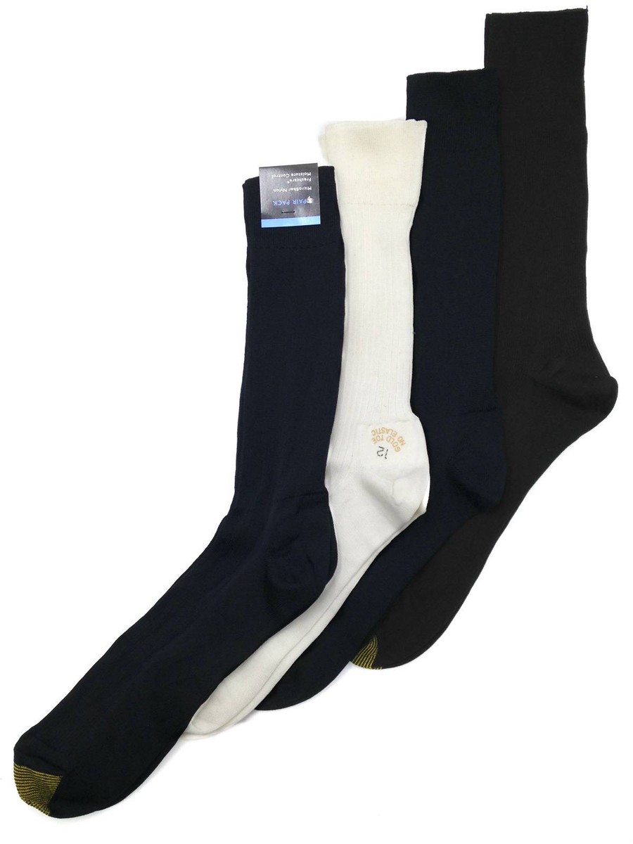 navy and gold dress socks Navy & Gold Flowers main image 1