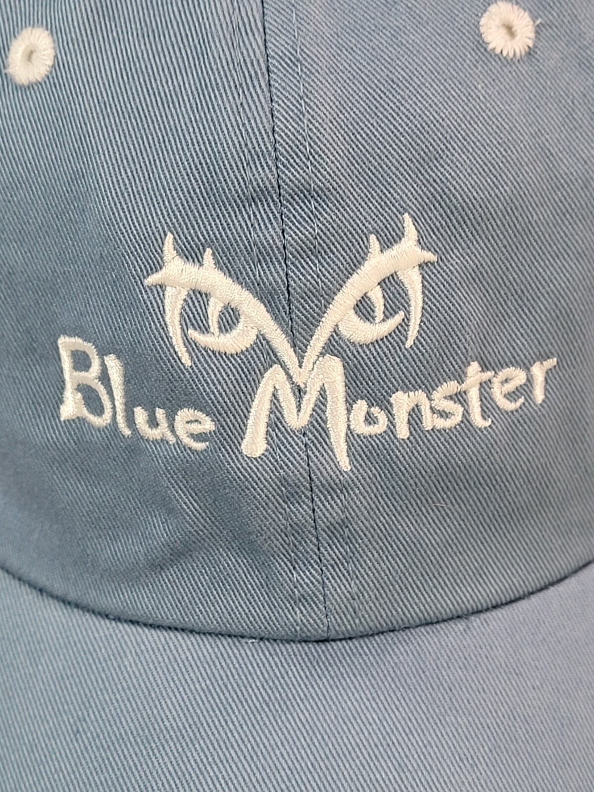 Blue Monster Ahead Vintage Classic Cut Soflo 20 Embroidered Cap Steel Blue Hat eBay