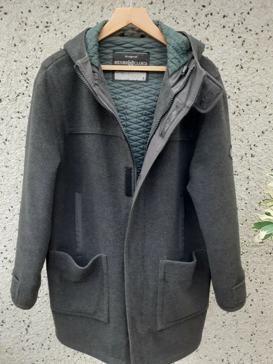 Henri Lloyd duffle jacket mens dark grey small eBay
