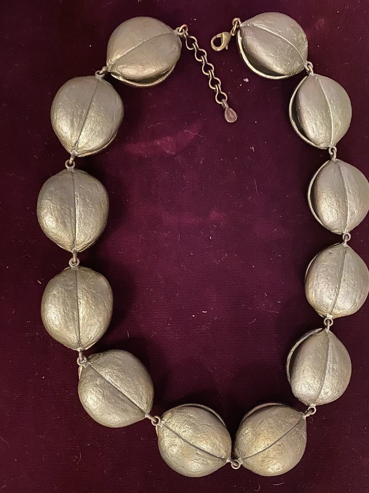 MICHAEL MICHAUD Rotundata (Bonnet Orchid) 17” Adj. Contour Necklace (8878) - Image 4 of 4