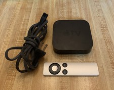 Apple TV 3rd Generation 8GB HD Media Streamer A1469 w/ Power Cord  Remote