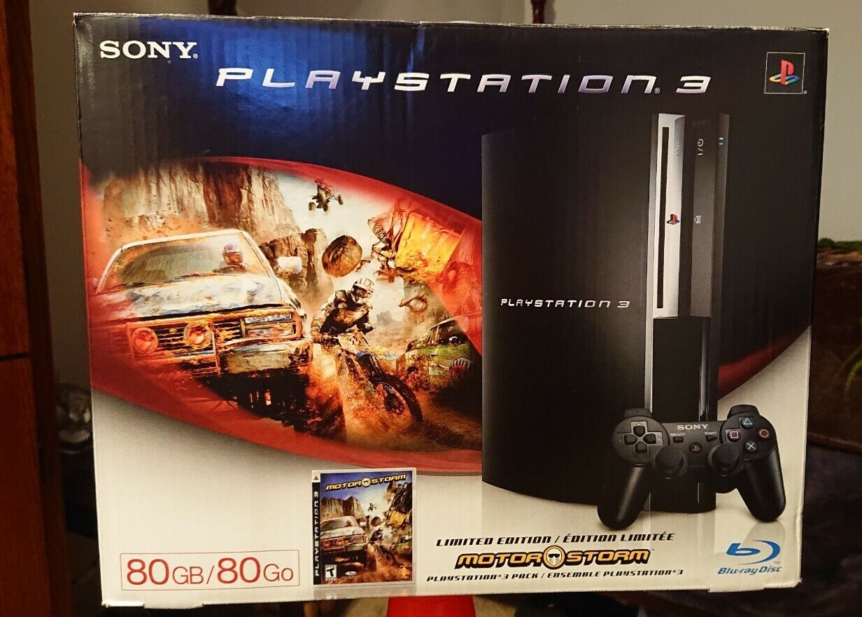 Sony PlayStation 3 MotorStorm Limited Edition 80GB Piano Black 