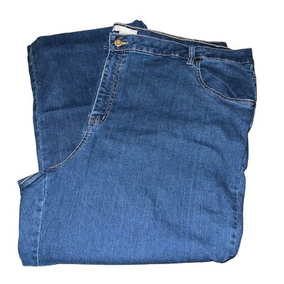 Woman Within Medium Wash Plus Size Jeans Size 28W Petite