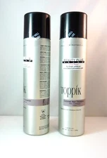 2 TOPPIK COLORED HAIR THICKENER DRY FORMULA "GRAY" DISCONTINUED SEALED NEW