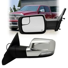 Driver Side Mirror Compatible With Dodge Ram 1500 2019-2025 With Power Heated...