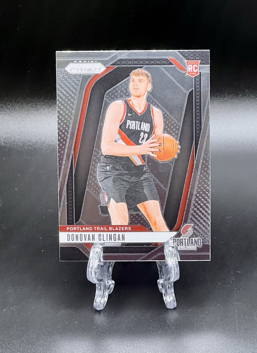 【超激得，本物保証】 Donovan Clingan ドノバン・クリンガ Panini Donruss Optic 2024-2025 Rated Rookie RC Auto 直筆 サイン トレイルブレイザーズ