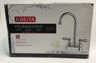 Delta Foundations 2-Handle Bar Faucet in Chrome (B28911LF)