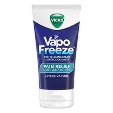 Vicks VapoFreeze Topical Pain Cream 3.0oz, Maximum Strength Pack of 1 , Blue