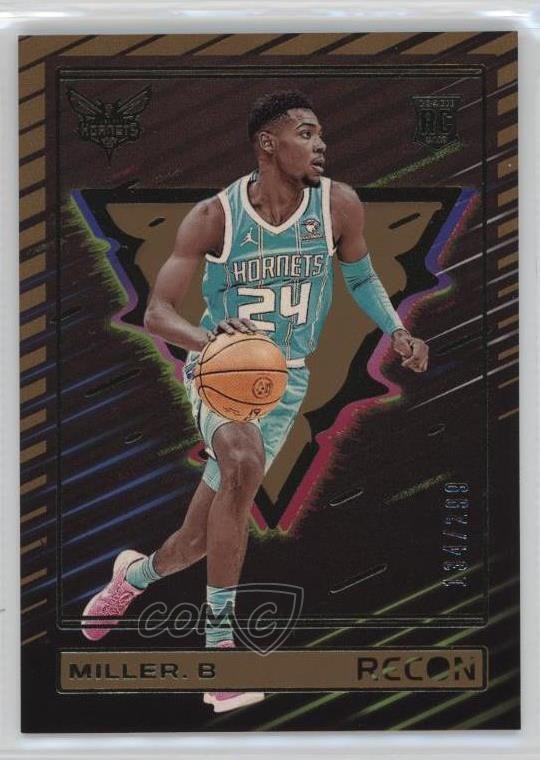 2023-24 Panini Recon Rookies Holo Bronze 134/299 Brandon Miller #233 14md