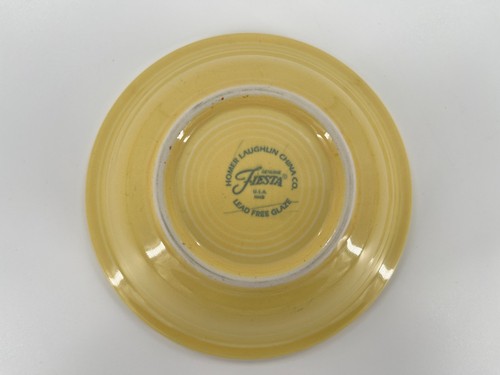 Fiesta Yellow 15pc Dinnerware Set Bowl Plate Mug Butter Tray Shaker Post-86 USA - Picture 8 of 21