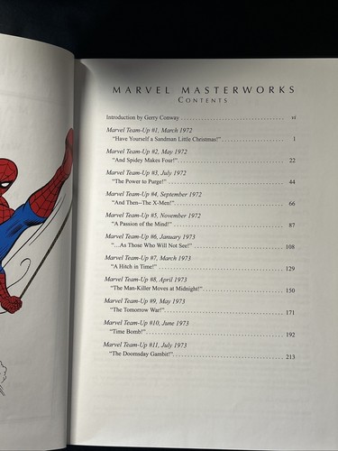 Marvel Masterworks Marvel Team-Up Vol. 1 HC Spider-Man Book - Picture 4 of 10