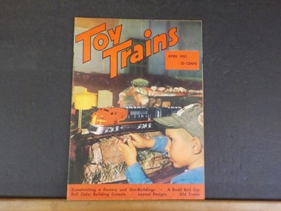 Toy Trains Magazin 1953 April Hintergrund Landschaft Industriegebiet Lionel Scout r