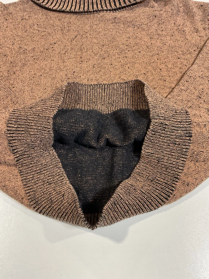 Vintage Jeanne Pierre Turtleneck Sweater Sz S Lightweight Cottage Core Fall 90s - Image 3 of 4