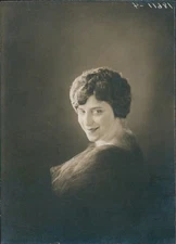 Mrs Ge Wiegand Ruth Tampico Beautiful Middle Age Woman Vintage Smile 5X7 Photo