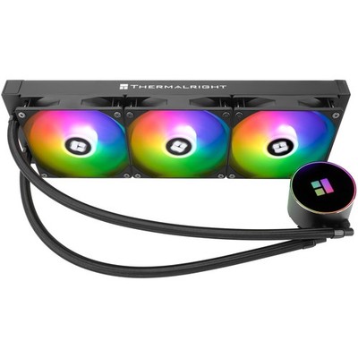 Frozen Magic 360 Black ARGB V2 CPU Aio Cooler, Triple High-Performance PWM Fa...