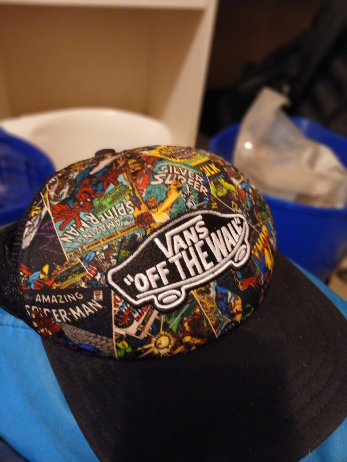 Vans Marvel Collaboration Snapback Hat Featuring … - image 5