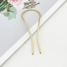 New Pearl Hairpins Korean U-Shaped Metal Shell Hair Clip Pins Women Girls Hair S