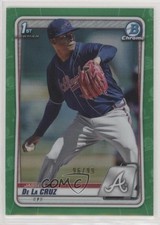2020 Bowman Chrome Prospects Green Refractor 96/99 Jasseel De La Cruz 0o6v