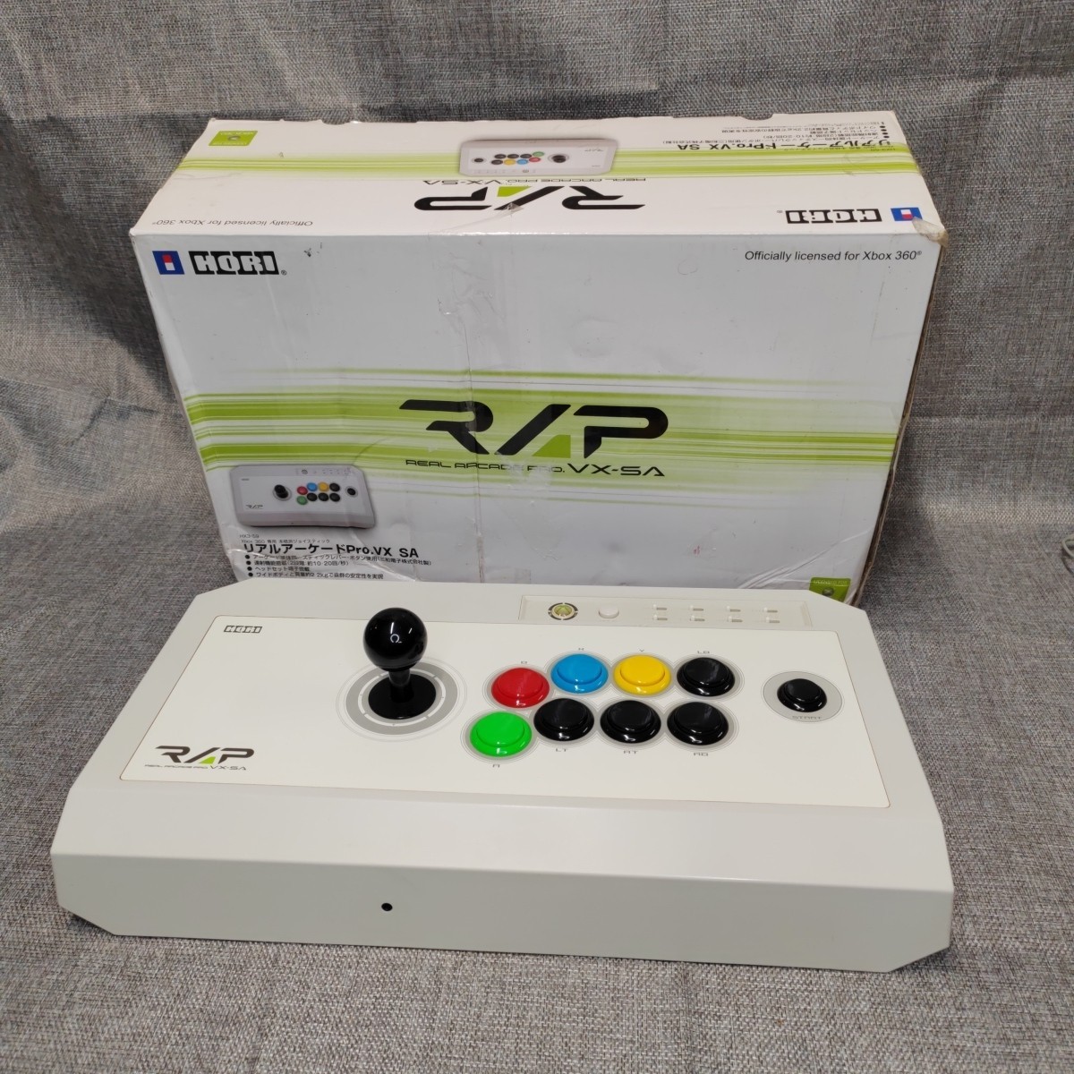 Hori Real Arcade Pro RAP VX-SA Xbox 360 Fight Stick White with