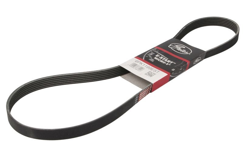Keilrippenriemen 6PK1199EST GATES für BMW 4 Coupe 6 Gran Turismo 5 5 Touring 3 - Bild 5