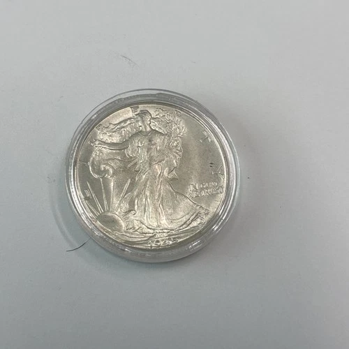 1945 D 50C Walking Liberty Half Dollar MS+++++++++ BU UNC