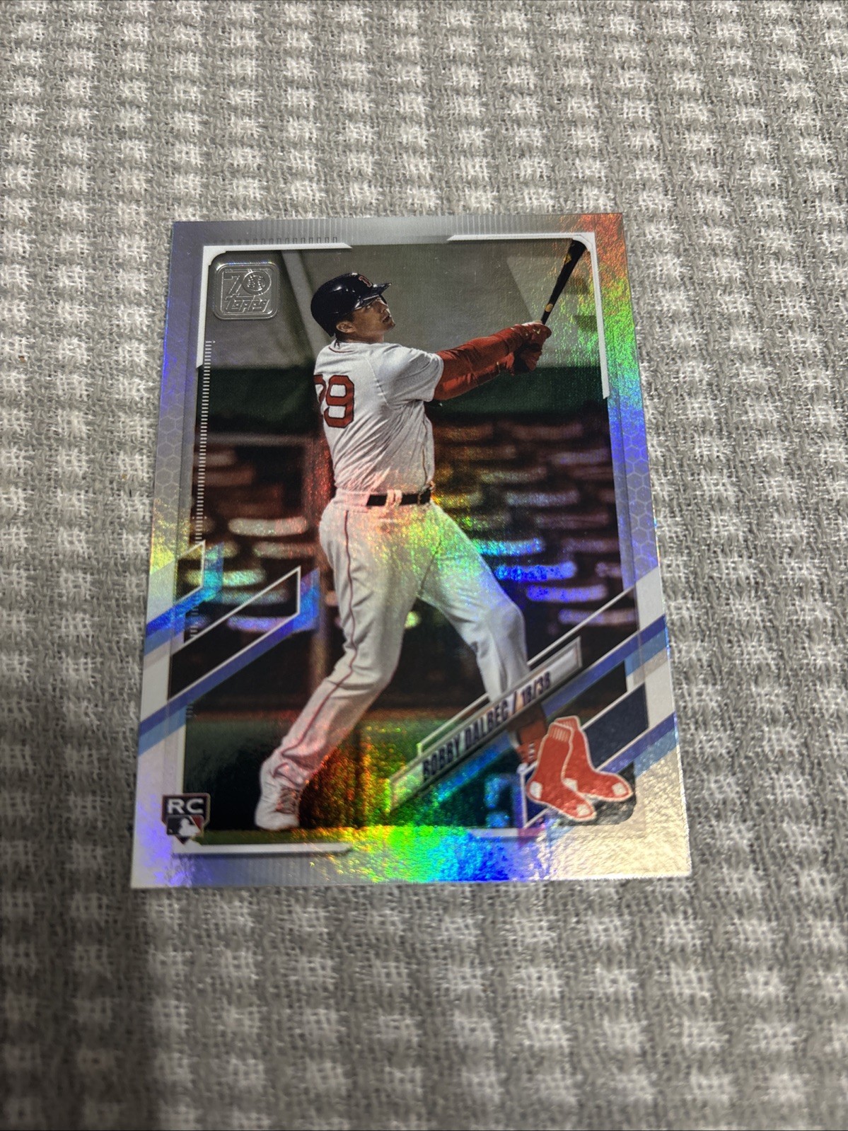 2021 Topps - Bobby Dalbec #26 Rainbow Foil (RC)