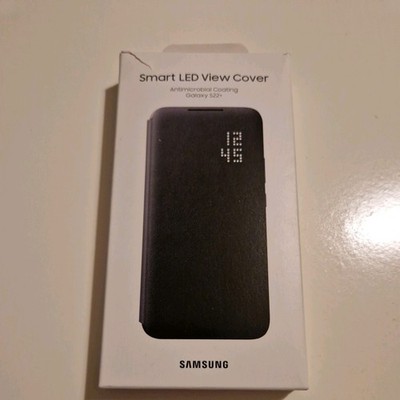 Original Samsung LED View Cover Hülle EF-NS906 Galaxy S22+ Plus Schwarz Black