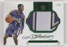 2014-15 Panini Flawless Patch Emerald 2/5 Darren Collison #PT-DCO Patch 3d3