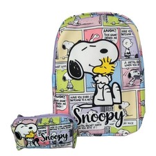 Fits school backpack with pencilcase, The peanuts Snoopy