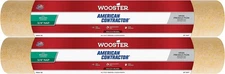Wooster 18" American Contractor 3/4" Nap Roller Cover 2-Pack, R364-18-2PK