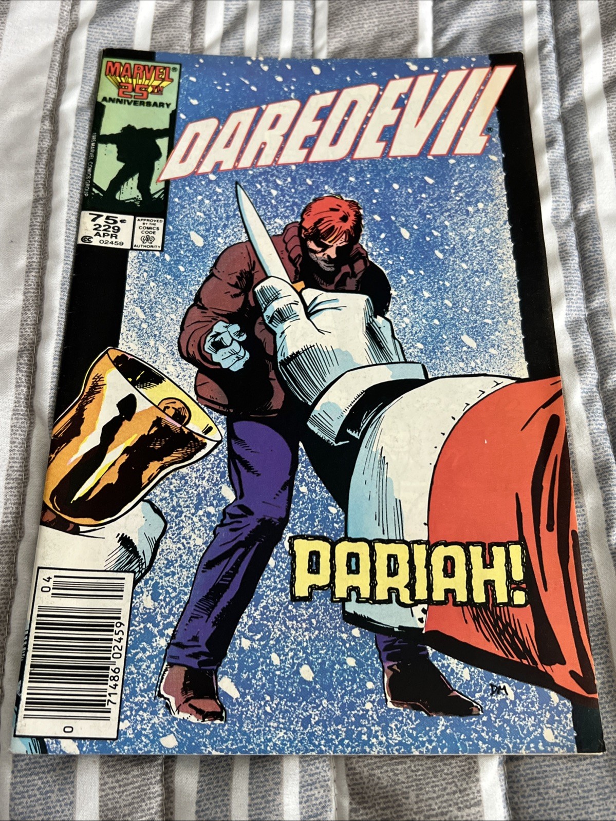 Daredevil #229 Newsstand Variant (Marvel Comics April 1986)