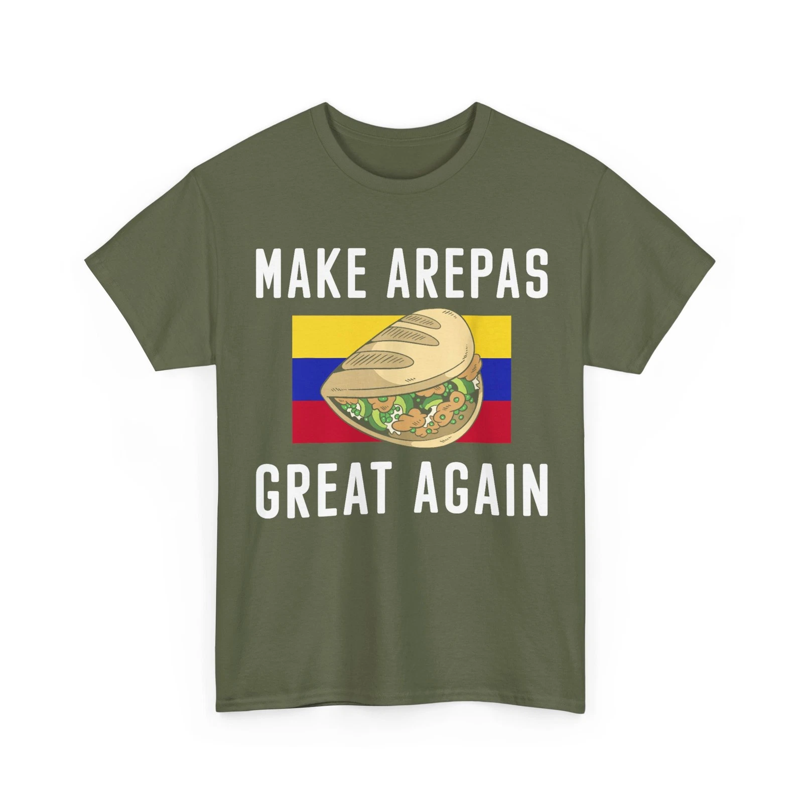 Make Arepas Great Again Arepas Colombia Venezuela T-Shirt