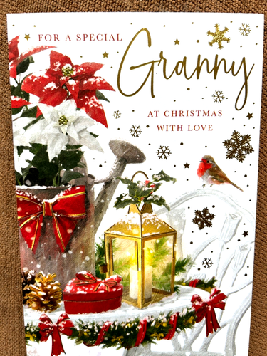 Jonny Javelin Artistic Female Relation Christmas Greeting Card - Wife