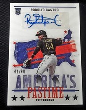 2022 Panini Chronicles - America's Pastime Autographs Rodolfo Castro #AP-RO /99