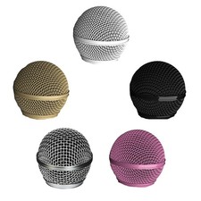 5 Multiple Color Replacement Microphone Grilles for SM58  Similar Mics