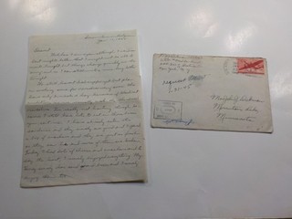 WW2 Letter 1945 Battle Of The Bulge Belgium 10th Armored Division Soldier WWII