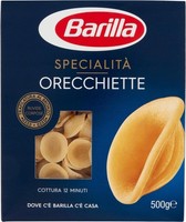 Pasta Barilla Specialità Orecchiette Pugliesi Italienisch Nudeln 500G Pack