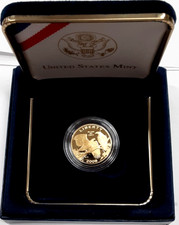 2008-W $5 Gold Bald Eagle Commemorative Proof Coin in OGP w/COA