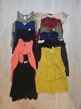 Women's Size Small Business Casual Tops Lot Of  11  Mixed Brands