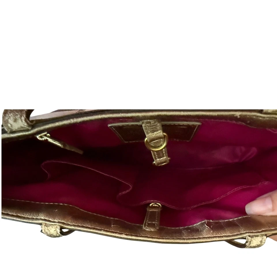 Coach Peyton Small Tattersall Plaid Tote F48586 Purse - Image 4 of 4