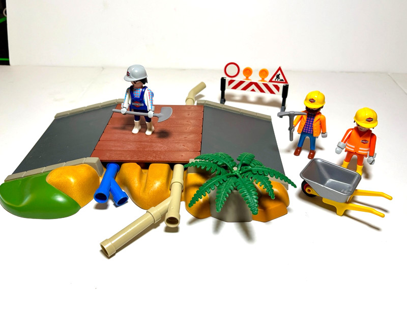 Playmobil 3126 Construction Super Set Lot