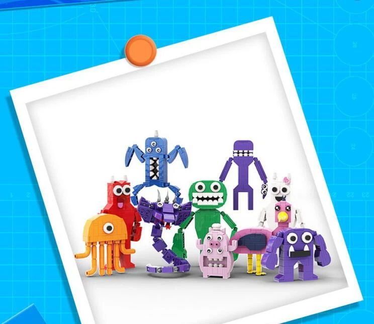 The Garten Of Banban Building Blocks Figure Assembling Toy Jumbo Josh gift - Image 2 of 4