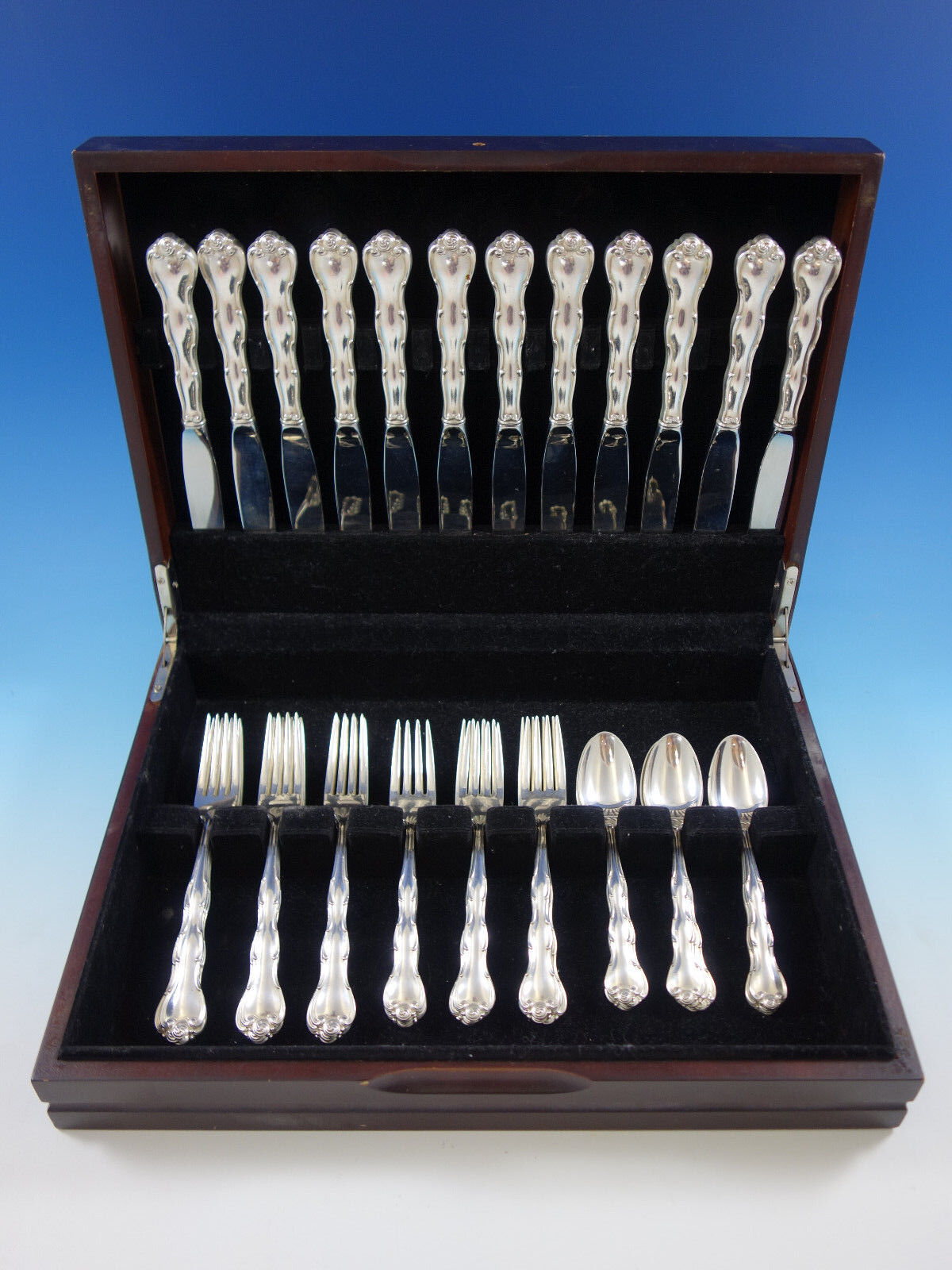 Rondo by Gorham Sterling Silver Flatware Set for 12 Service 48 pieces